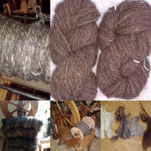 Custom yarn spun from your pets fur