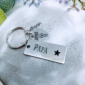 Grandad Keyring, Family Keyring, This Dad Belongs to, Family Tree Gift, This Papa Belongs to, Worlds Greatest Daddy, gift for grandparents