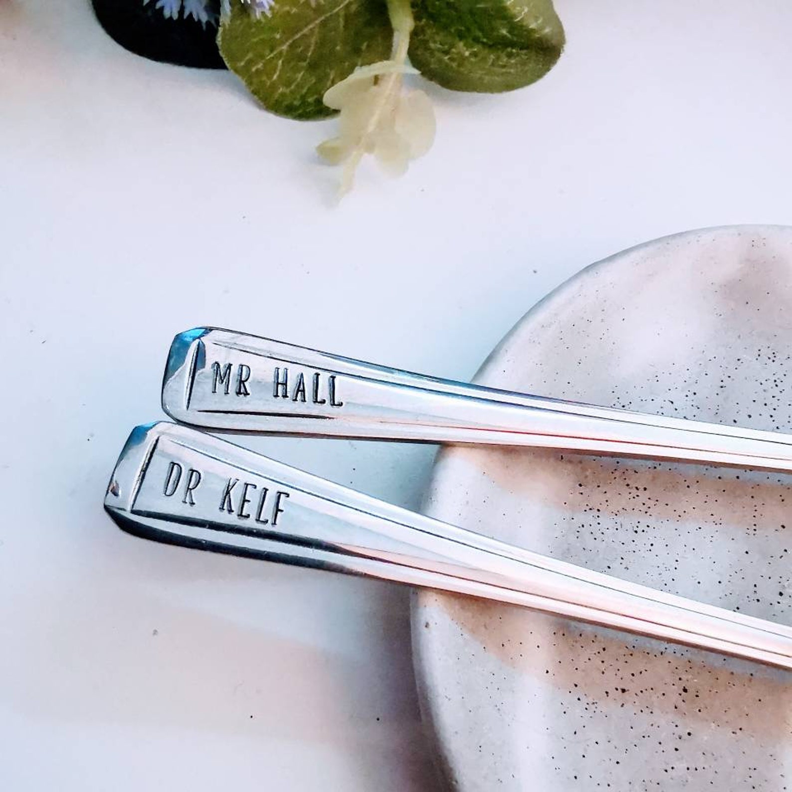 Personlized teaspoon custom name tea spoon teacher gift Etsy