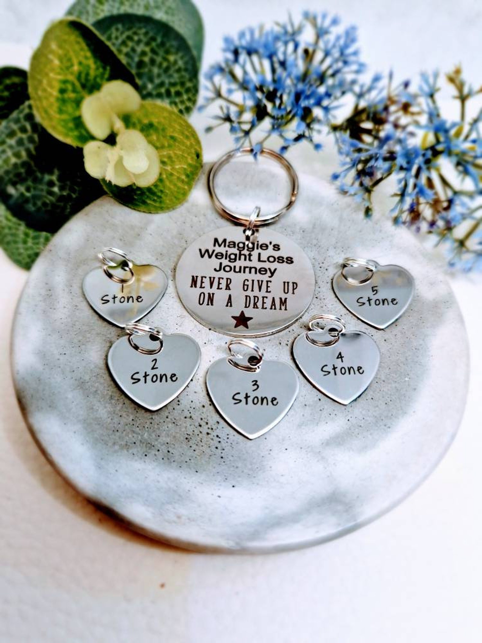 Weight Loss Charm Keyring