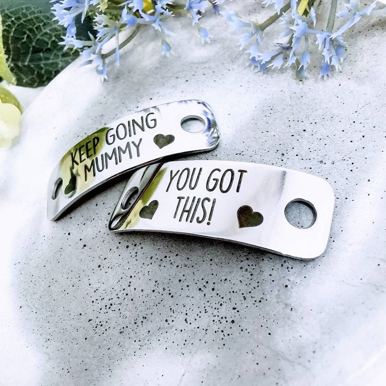 Personalized Trainer Tags Shoe Lace Tags Gift For Runners Etsy