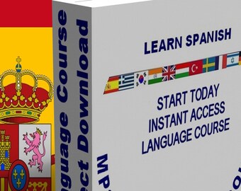 INSTANT DOWNLOAD Learn To Speak Spanish Language fluently today Course MP3 & PDF,language of Spain, Mexico and a lot of South America