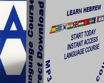 INSTANT DOWNLOAD Learn To Speak Hebrew Language fluently today Course MP3 & PDF,language of Israel