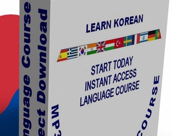 INSTANT DOWNLOAD Learn To Speak Korean Language fluently today Course, MP3 & PDF, language of Korea