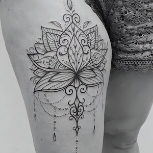 NEW! - AZTEC FLOWERS Tattoo Bodysuit, Mesh Body, Tattoo Body