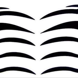 Eyeliner Temporary Fake Tattoo Bold Body Art Transfer Waterpoof Fancy Dress