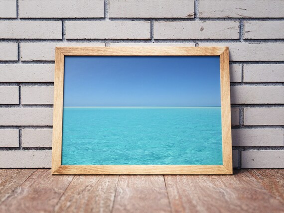 Land Ahoi Oder Eine Fata Morgana Fernen Strand Wand Kunst Etsy