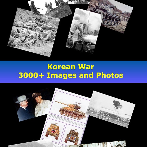 Korean War Images, Historic photo picture collection with Army Marines Navy