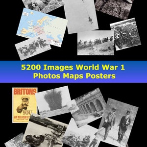 World War 1 Fotos Karten Poster 5200 Bilder Historische Fotobildsammlung