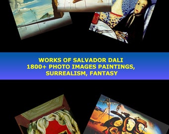 Obras de Salvador Dalí, 1800+ Imágenes fotográficas de pinturas, surrealismo, arte de fantasía