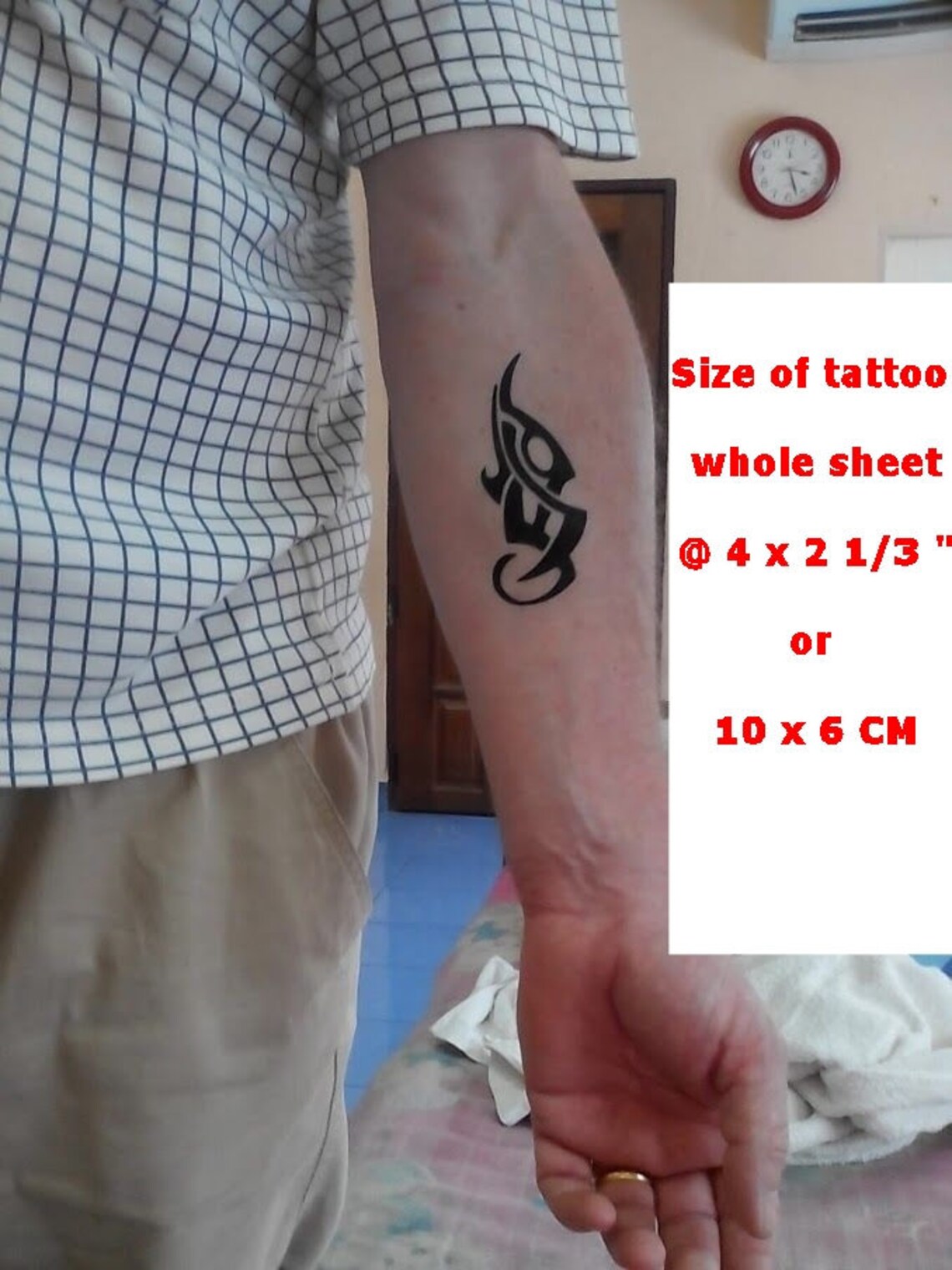 Waterproof Temporary Tattoos Transfer Anchor Rudder Celebrity Pirate ...