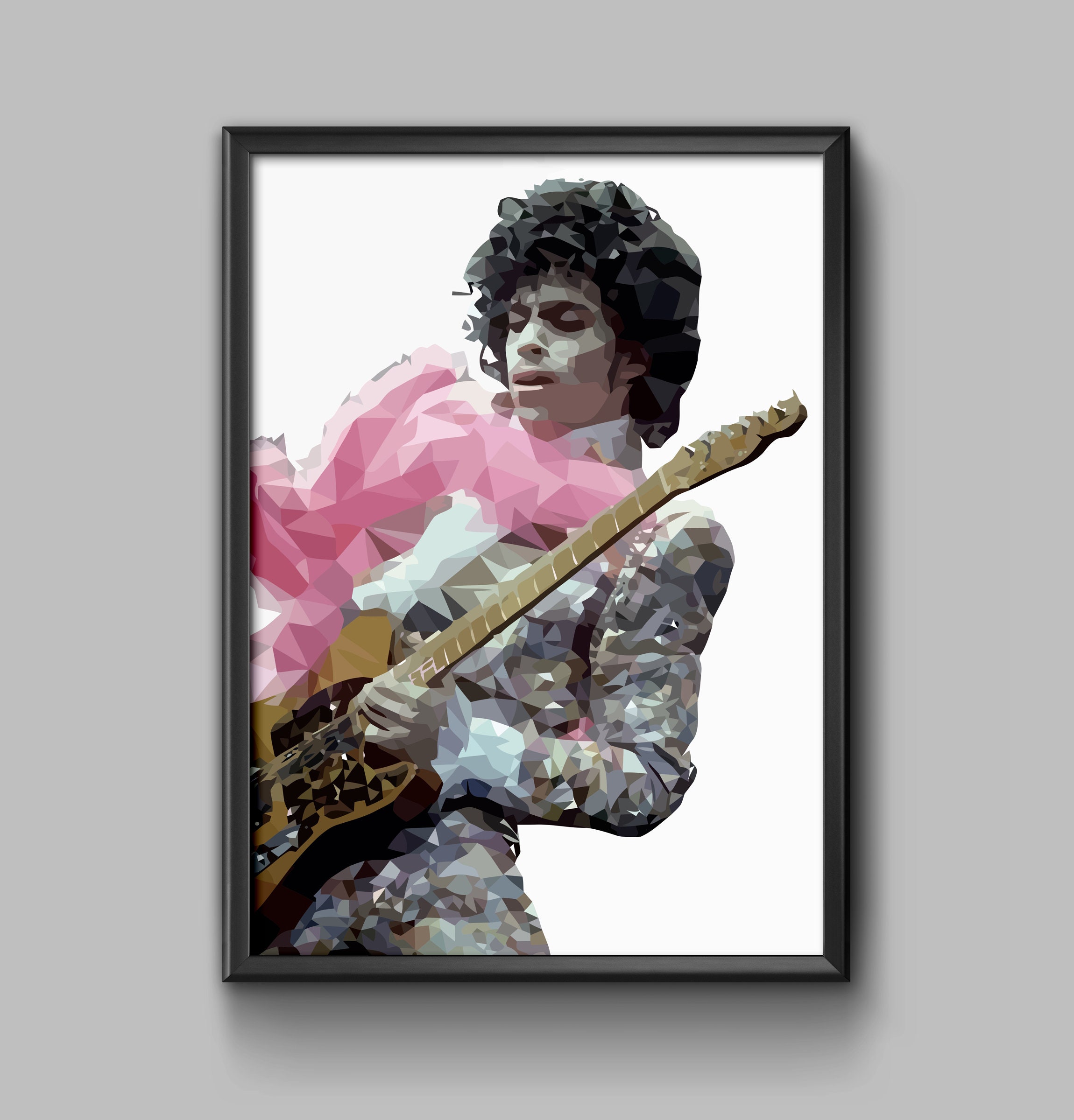 Prince Abstract Poster Prince Poster, Printable Prince Wall Art in a Gometric Illustration ...