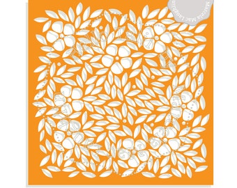 Download Flower Border Stencils SVG Cut files PNG Clipart 5 DIGITAL ...