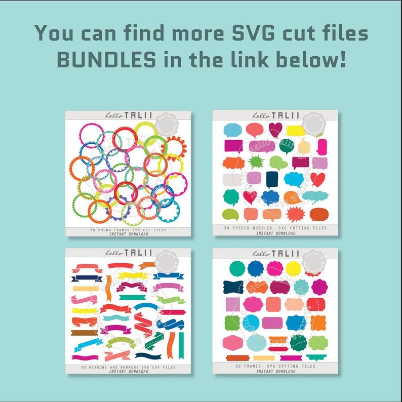 Tags SVG Cutting Files SVG Studio3 Dxf Png 30 Digital Tags | Etsy