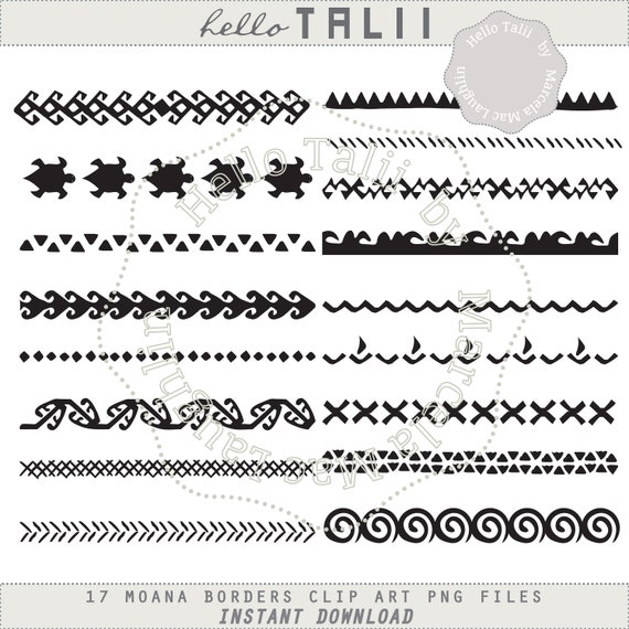Beach Clipart Border Black And White