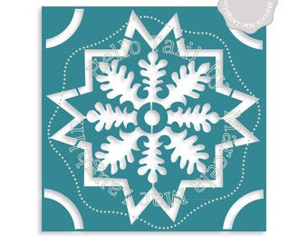 Star Stencil STAR Svg Cut file- DIY Stencil Handdrawn Flower tile Decor Star mosaic Svg Png Studio3 Dxf for Silhouette Cricut