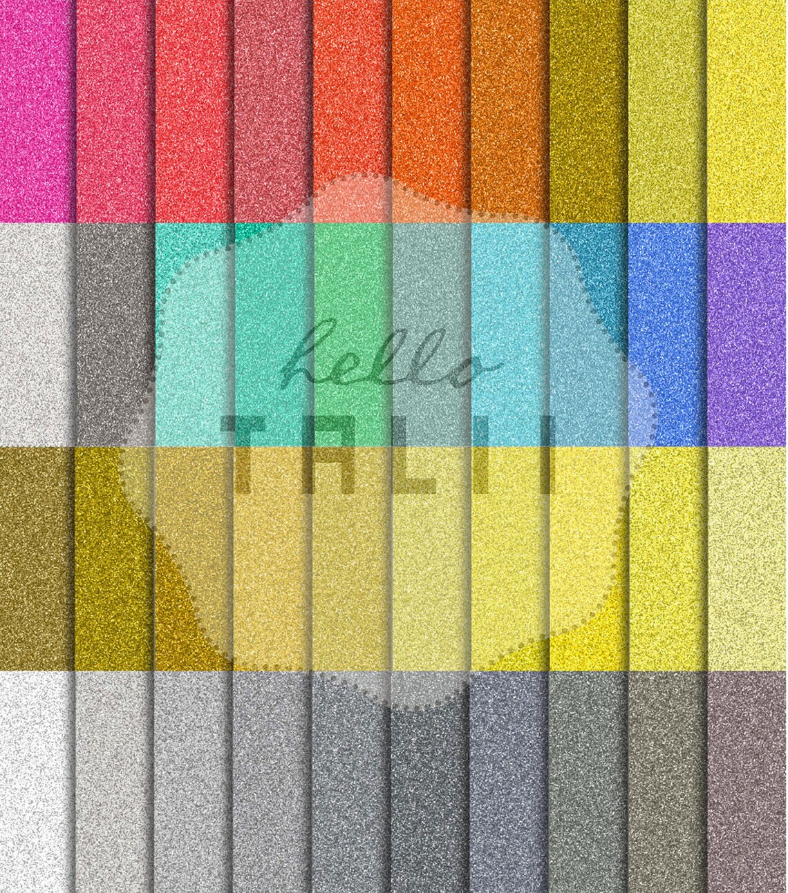 GLITTER PAPER BUNDLE 120 Digital Glitter Papers Multicolor Etsy