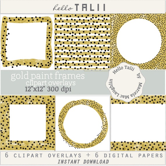 200 GOLD BORDER LINES TRANSPARENT PNG PHOTOSHOP OVERLAYS