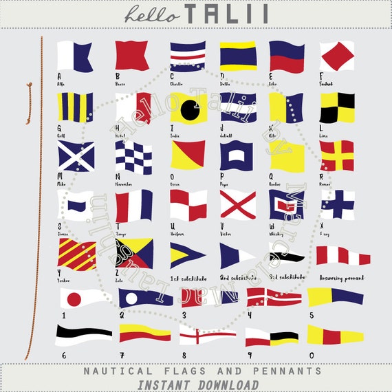 nautical flags and pennants