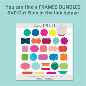 Frame SVG Cut VINTAGE FRAME Die Cut Digital Svg Dxf Studio3 Cutting