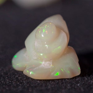 Standing Flower Opal Carving -2.92  cts