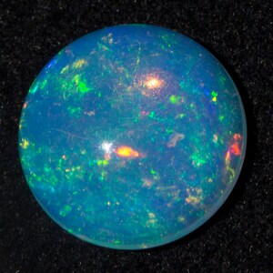 10 mm Round Ethiopian Welo Opal Cab Amazing and Incredible Rainbow fire