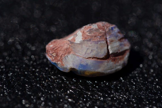 14 ct carat Purple Opal Shell Med Size Rough Opal Freeform Rock A++++ Fire Ships World Wide FROM USA Video Shown DRY by CosmicOpals