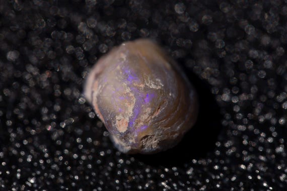 10 ct carat Purple Fire Opal Shell Med Size Rough Opal Freeform Rock A++++ Fire Ships World Wide FROM A Video Shown DRY by CosmicOpals