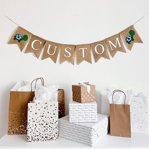 Turtle Party Decorations, Turtle Birthday, Custom Banner, Baby Shower Decorations, Ocean Party Theme, Personalized Banners