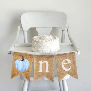 Little Pumpkin | Pumpkin First Birthday | 1st Birthday Banner | High Chair Decoration | One Banner | Fall Decorations | Cake Smash Prop