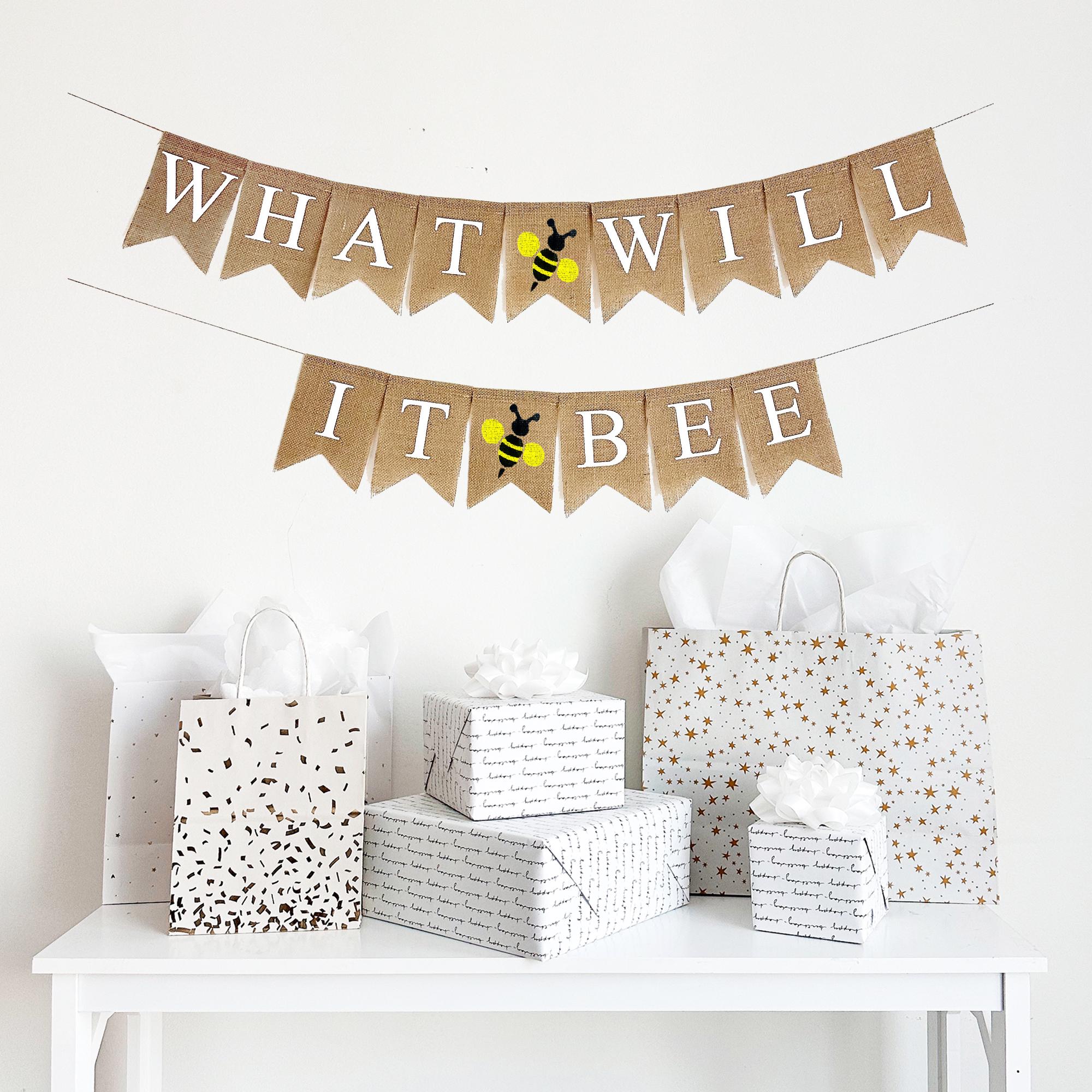 What Will It Bee Gender Reveal | Baby Shower Decorations | Boy or Girl ...