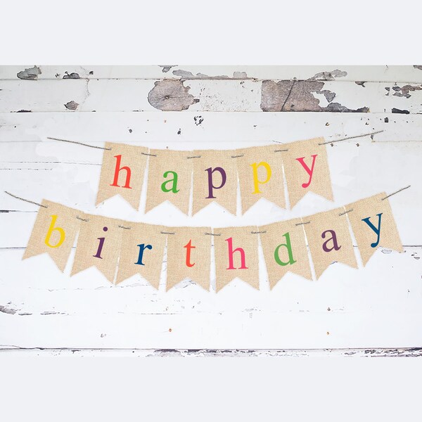 Birthday Garland - Etsy