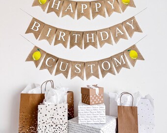 Personalized Lemon Party Banner, Lemonade Happy Birthday Decoration