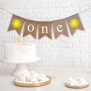 Trip Around The Sun Birthday | 1st Birthday Decorations | High Chair Banner | Summer Party Decorations | Sunshine Party | Cake Smash