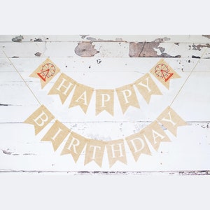 Carnival Birthday Party Banner, Ferris Wheel Party Decor, Carnival Themed Party, Circus Birthday Party Garland, Happy Birthday Banner, B846 image 1