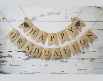 Class of 2024, Graduation Decorations, Happy Graduation Banner, Graduation Party Decor, B494