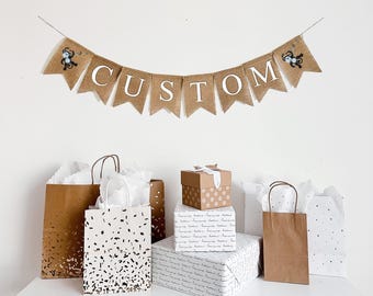 Monkey Decorations |  Customizable Banner | Safari Theme Birthday Decorations | Personalized Banner | Monkey Birthday | Jungle Theme Party