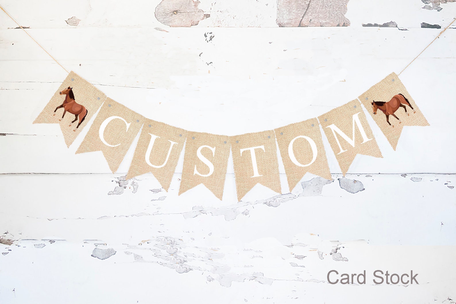 Horse Theme Party Banner Riding Banner Horse Party Decor Etsy