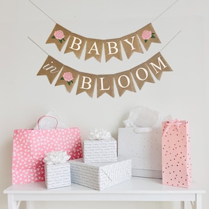 Baby In Bloom Baby Shower | Garden Party Decor | Baby Shower Decorations | It's A Girl | Gender Reveal Party | Mama to Be |