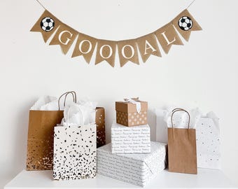 Soccer Birthday Party Decorations | Soccer Goal Banner | Soccer Party Decor |  Game Day Party Sign | Sports Banner | Soccer 1st Birthday