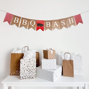 BBQ Banner | Backyard Party | BBQ Party Ideas | Picnic Theme Ideas | Summer Birthday Theme | Summer Baby Shower |