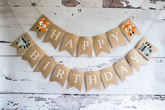 Woodland Themed Birthday Party Woodland Party Decorations Etsy
