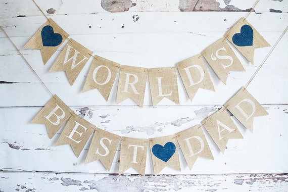 Father s Day Decor Dad s Birthday Decoration World s Best Dad