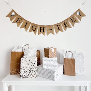 Golf Decorations | 80th Birthday Ideas | Golf Birthday | Golf Partee | Sports Theme Party | Eigh-tee Banner