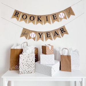 Rookie Of The Year Birthday Party | Baseball First Birthday |  Rookie 1st Year Banner | Baseball Birthday | Baseball Theme Party Decoration