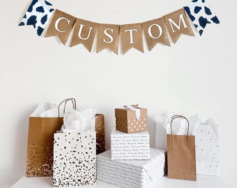 Farm Birthday Party Decorations | Personalized Party Banner | Cowgirl Birthday Party | Farm Baby Shower | Custom Banners |