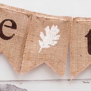 Give Thanks Banner, Thanksgiving Banner, Give Thanks Burlap Banner, Thanksgiving Decor, Thanksgiving Photo Prop B017 image 3