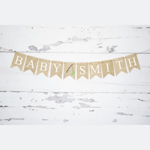 Personalized Baby Fishing Banner | Baby Shower Decoration B1063