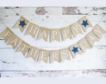 Happy Father's Day Banner, Father's Day Decor, Dad's Celebration Sign, B650