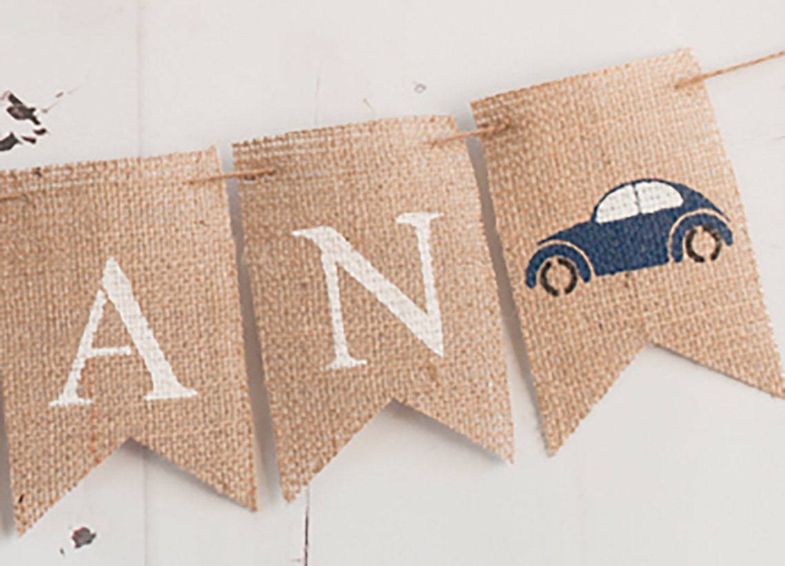 Custom Car Banner Personalized Car Banner Car Room Etsy